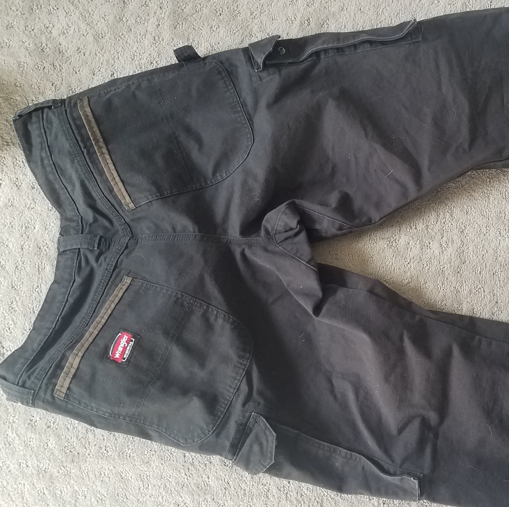 Mens Wrangler Cargo Work Pants